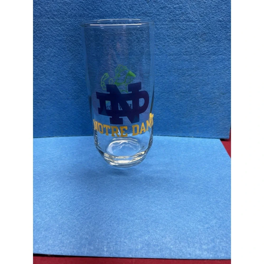 Vintage‎ Notre Dame Fighting Irish Drinking Glass Tumbler